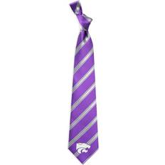 Purple - Stripes Accessories Eagles Wings Woven Poly 1 Tie - Kansas State Wildcats