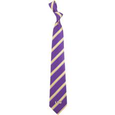 Purple - Stripes Accessories Eagles Wings Woven Poly 1 Tie - LSU Tigers