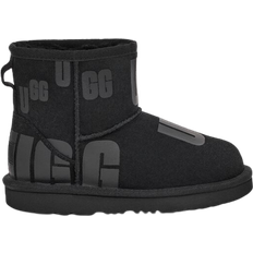 Wolle Stiefel UGG Toddler's Classic Mini Scatter Graphic - Black