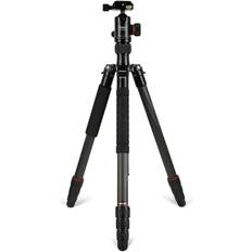 Fotopro Camera Tripods Fotopro X-Go Chameleon 4-Section Aluminum Tripod with FPH-52Q Ball Head, Black