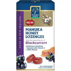 Manuka health honung mgo Manuka Health MGO400 Plus Honung Lozenges svartvinbär