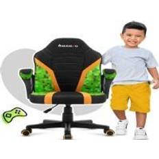 Junior Chaises de jeu Huzaro Chaise Gaming Ranger 1.0 Pixel Mesh pour enfants Vert