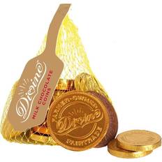 Divine Fairtrade Net Of Milk Chocolate Coins 65g