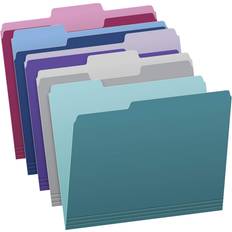 Purple Binders & Folders Pendaflex Two Tone Color File Folders, Letter