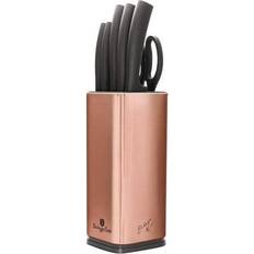 Coltello per Pane Coltelli saldi Berlinger Haus KNIFE SET IN STAND ROSEGOLD METALLIC LINE BH-2401 Knife Set