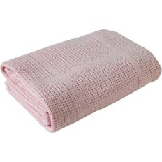 Clair De Lune Cellular Pram Blanket - Pink