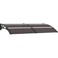 vidaXL Black Entrétak svart 200x80 PC