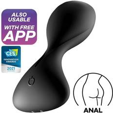 Satisfyer Trendsetter Noir Plug Anal Vibrant Connect&eacute