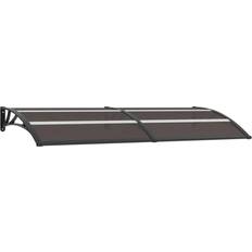 Roof Entrances vidaXL Black Entrétak svart 240x80 PC
