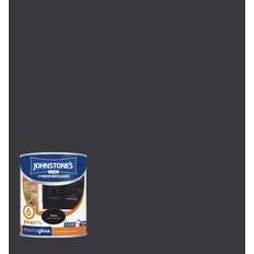 Johnstones Black Paint Johnstones Paint Weather Guard Exterior Gloss Metal Paint Black 0.75L