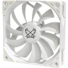 27.0 mm Ventilatorer Scythe Kaze Flex 120 White PWM 1200RPM 120mm