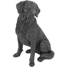 Toys Design Toscano Black Labrador Retriever Dog Statue