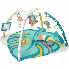 Plastikspielzeug Spielbögen Infantino Deluxe Twist & Fold Activity Gym & Play Mat Tropical