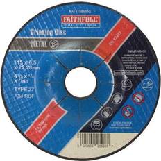 Faithfull Bosch Metal Grinding Disc Depressed 4.5in 22mm x 115mm