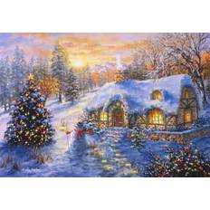 Bluebird Christmas Cottage 1000 Pieces