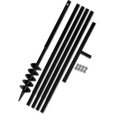 vidaXL Grondboor 100 mm met 5 m Verlengstuk