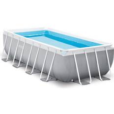 Zwembaden en Accessoires Intex Rectangular Prism Frame Pool Set 4x2x1m