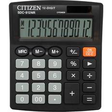 Citizen Miniräknare Citizen SDC-812NR miniräknare Skrivbord Grundläggande Svart