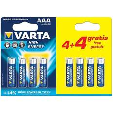Varta AAA (LR03) Batterier & Opladere Varta Longlife Power AAA Batterier 1.5V 8 stk