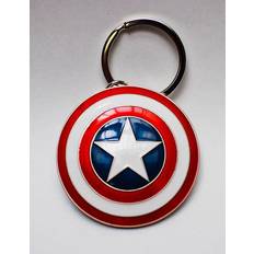 Semic Marvel Comics Metal Keychain - Captain America Shield