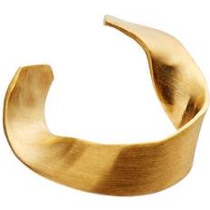 Stine a twisted hammered ørering Stine A Twisted Hammered Earcuff - Gold