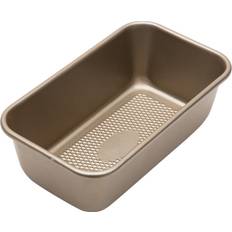 Bakeware Kitchen Details Pro Series Loaf Pan with Diamond Base - Gold Bread Tin