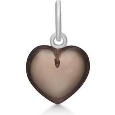 Kvarts Örhängen Frk Lisberg Heart Earrings - Silver/Grey