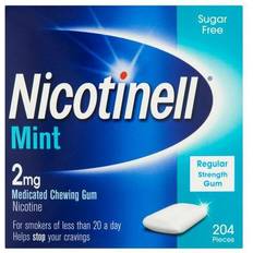 Nicotinell Gum Stop Smoking Aid 2 Mint 204 Pieces 204pcs Chewing-gum