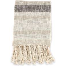 Venture Home Sandy plaid Tæppe Grøn, Beige, Grå, Hvid (170x130cm)