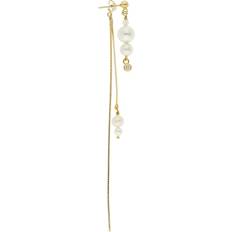 Nuni Copenhagen Tokyo Earring - Gold/Pearl/Transparent