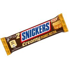 Snickers Chokolade Snickers Creamy Peanut Nut Butter Chocolate Duo Bar 36.5g 1pack