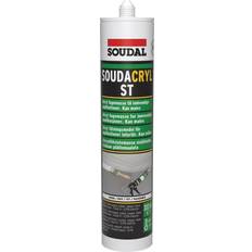 Akrylfuge Soudal akrylfuge 300ml malbar frostsikker 1stk