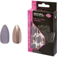 Royal Artificial Nails Berry Nice Stiletto