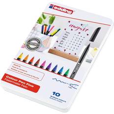 Negro Plumas Edding 1200 Colour Pen Set Set of 10