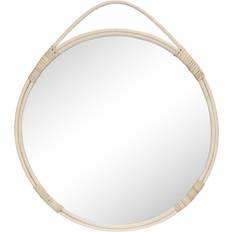 Rattan spejl House Nordic Malo Vægspejl 50cm