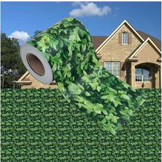 vidaXL Haveskærm 35x0,19 m PVC grøn