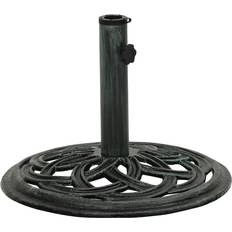 vidaXL Umbrella Base Green 17.3"x17.3"x12.2" Cast Iron