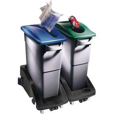 Cleaning Equipment & Cleaning Agents Rubbermaid Waste Bin Slim Jim 60L