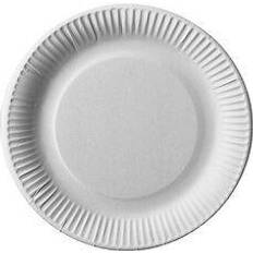 Papstar pure Assiette Taille 23 cm rond jetable blanc (pack de 100)
