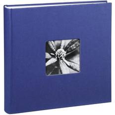 Blau Fotoalben Hama 1898 Blue Jumbo Album Fine Art 30x30cm 100 White Pages