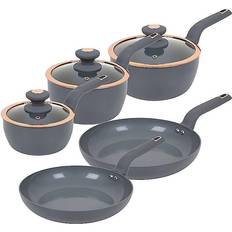 Tower Cavaletto Grey Cookware Set with lid 5 Parts