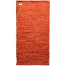 Solid rug 140 x 200 Rug Solid Cotton Orange cm