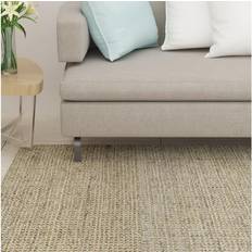 Beige - Sisal Alfombras vidaXL Alfombra De Sisal Natural Verde 66x250 cm Beige