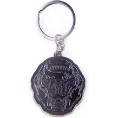 Difuzed DOOM Eternal Slayers Club Metal Keychain Black