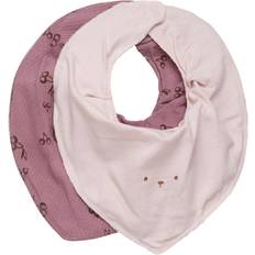 Violett Sabberlätze Fixoni Bandana-hagesmækker 2-pak, Hushed Violet