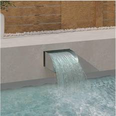 Silver Fountains vidaXL Waterfall 30x34x14 Stainless Steel 304 Garden