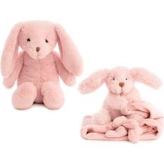 Harmaa Täkit NatureZoo Rabbit Cuddle Blanket Pink 0 6 years