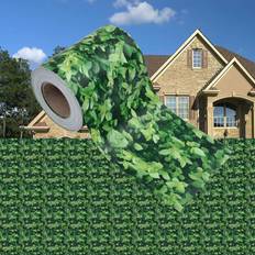 Screenings vidaXL Tuinschermen 4 st 35x0.19 m PVC Groen