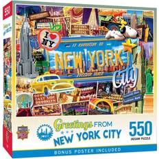 Jigsaw Puzzles Masterpieces Greetings From New York 550 Pieces