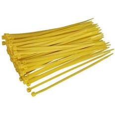 Yellow Cable Ties Sealey CT20048P100Y Cable Ties 200 x 4.8mm Yellow Pack Of 100